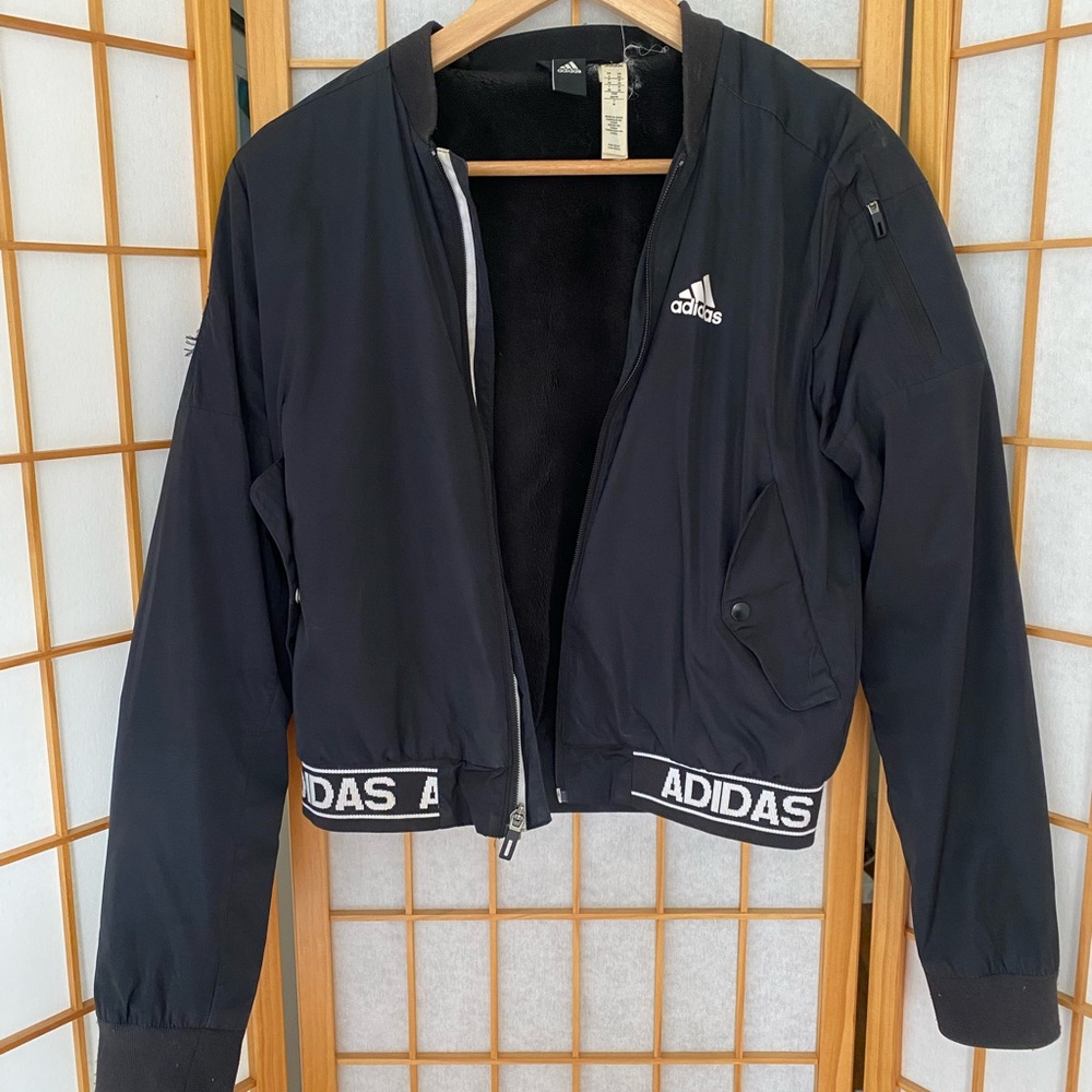 Adidas Black Fleece Jacket
